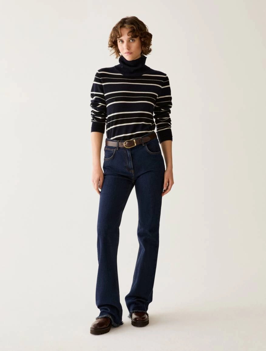 Pennyblack Pbbbootcut denim with fringes