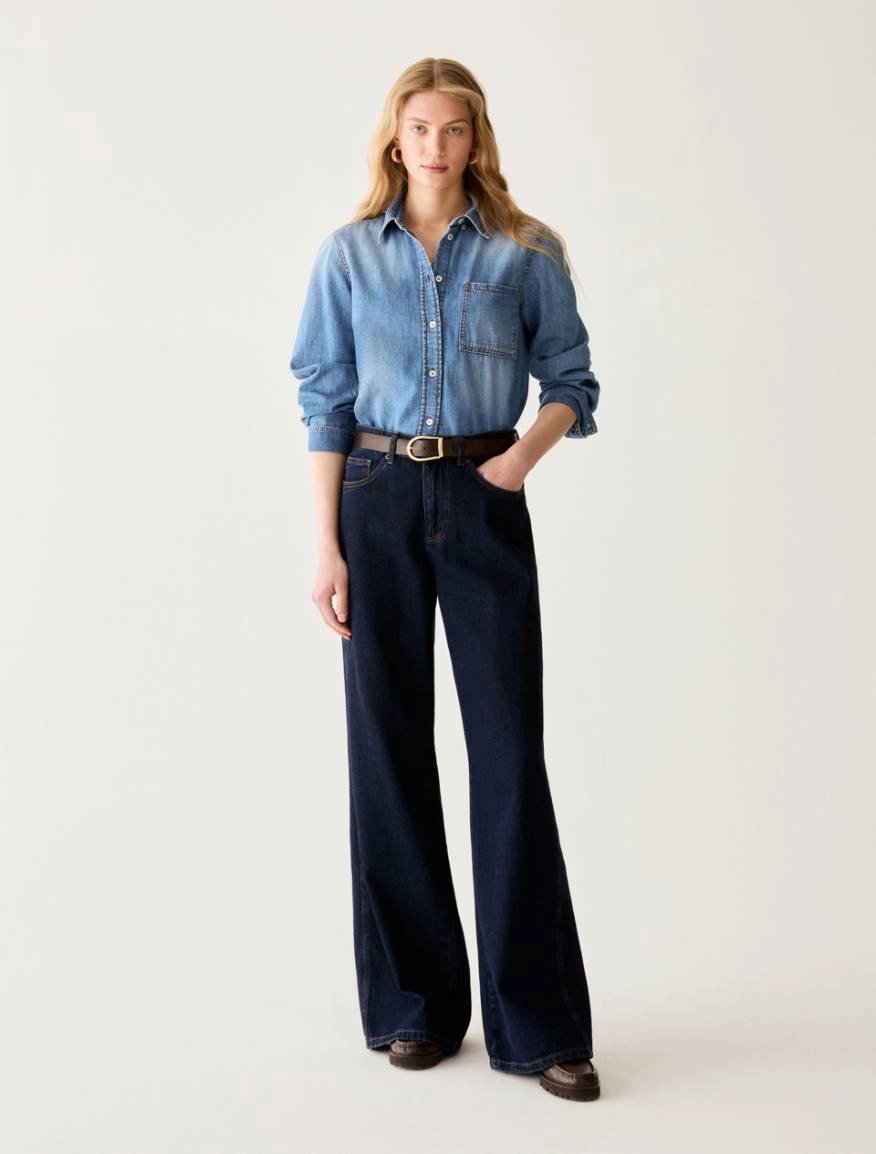 Pennyblack Pbbwideleg denim with contrasting detail