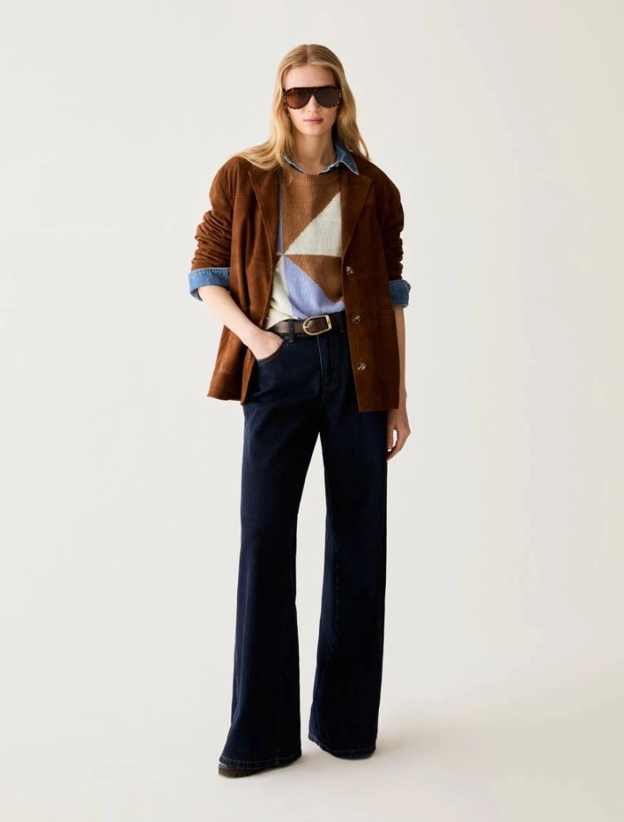 Pennyblack Pbbwideleg denim with contrasting detail