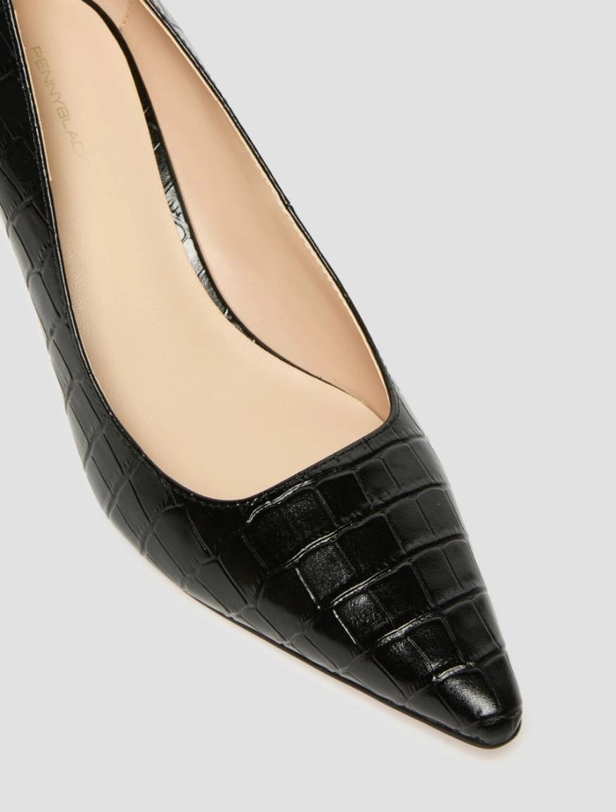 Обувки на ток 'Croc-effect' Pennyblack Pbarea