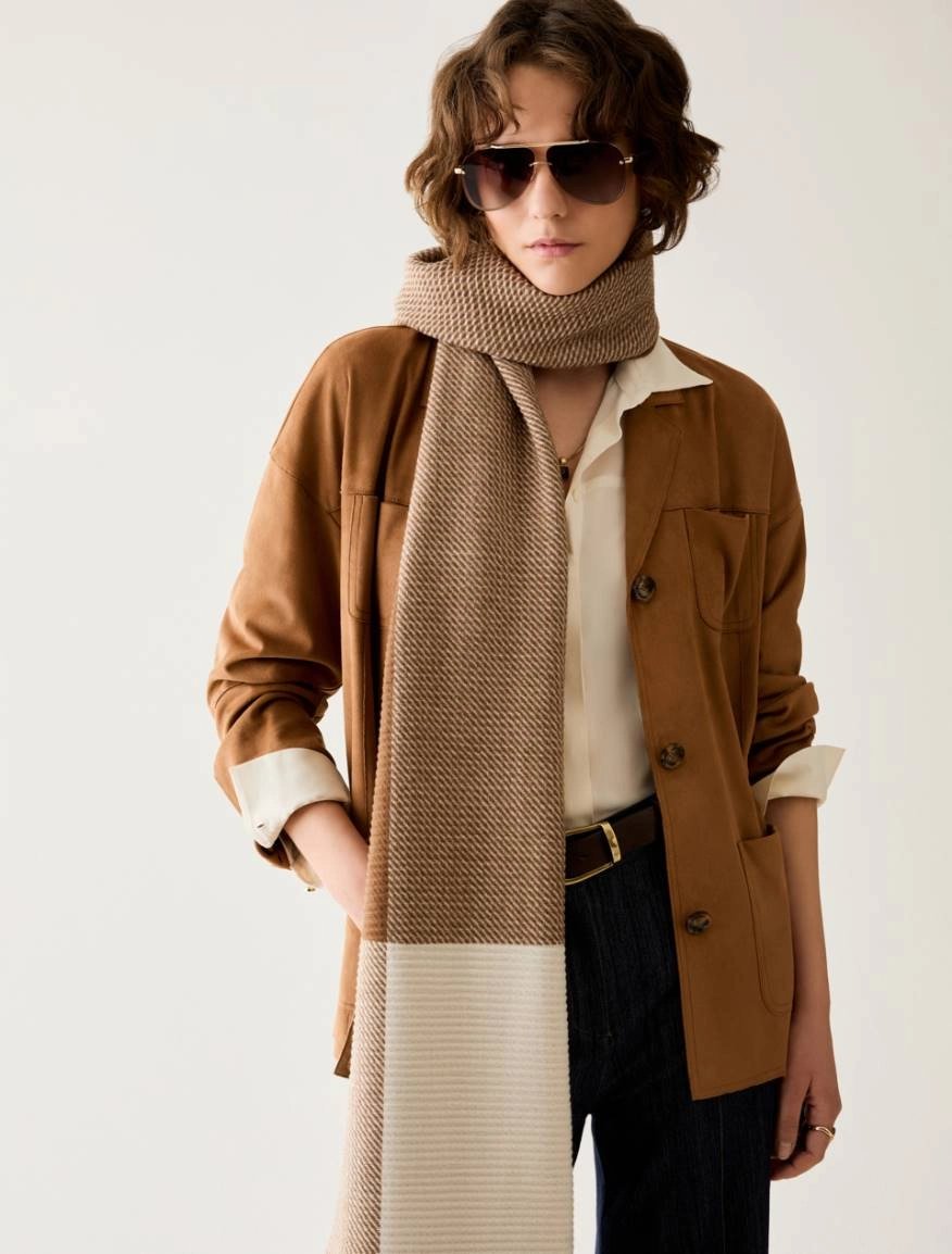 Pennyblack Pbaaabetone knitted stole