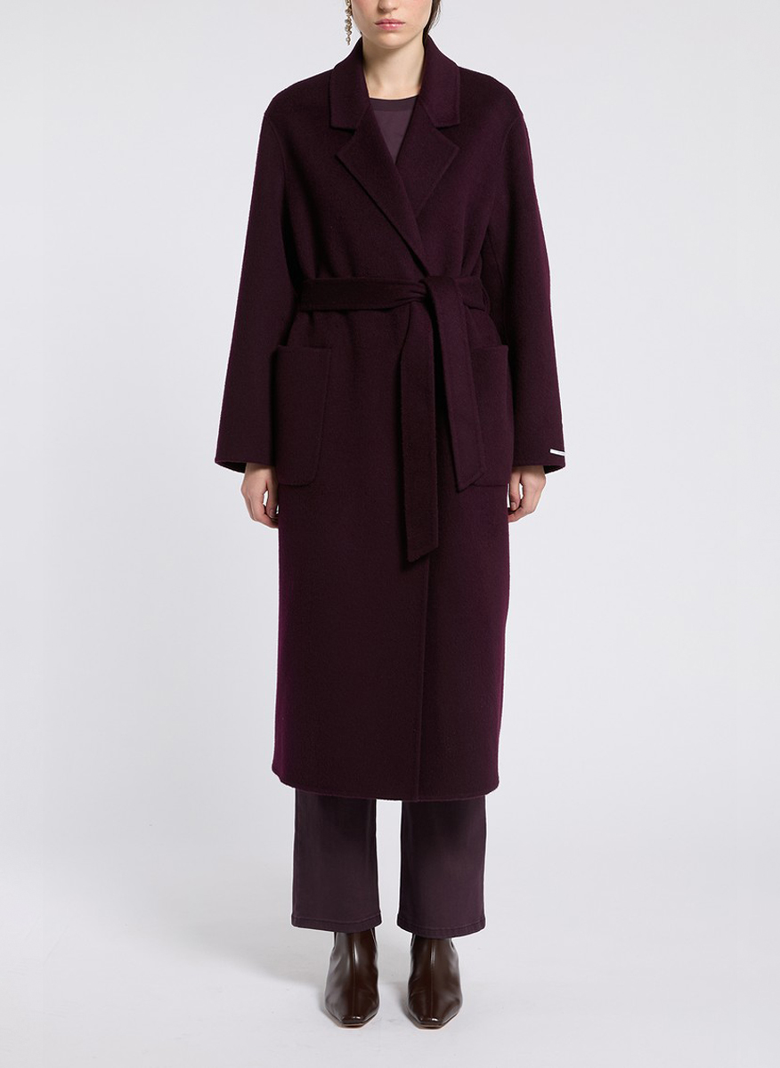 Marella Monochrome Mlltenace1 wool coat