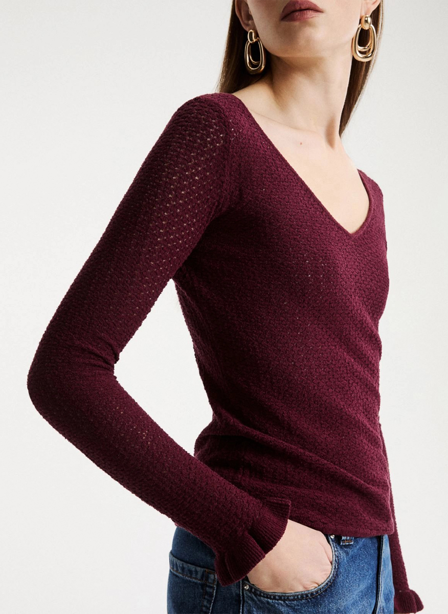 Фин пуловер 'Lace-stitch' Marella Mllcantone