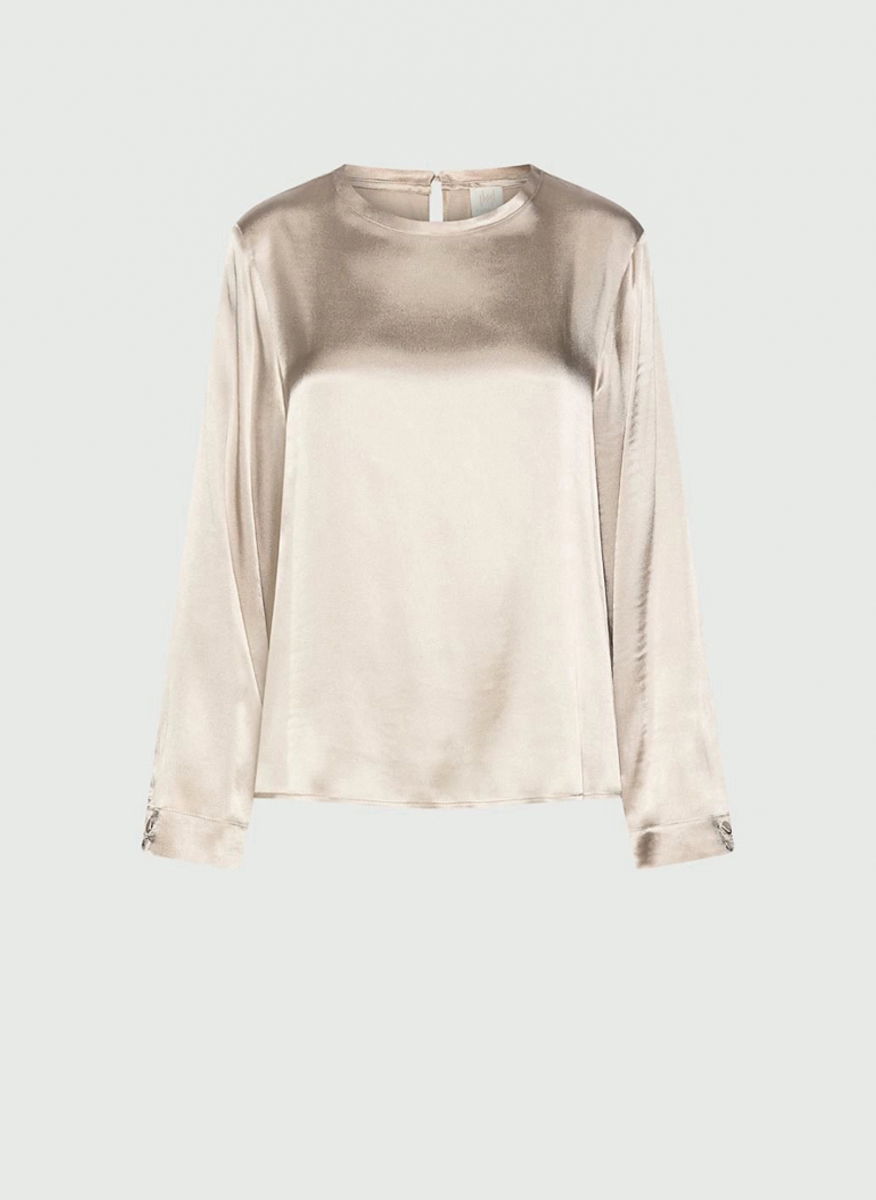 Marella Monochrome Mllgettone silk blend blouse