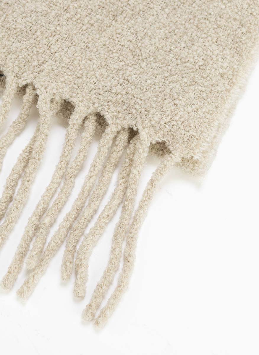 Marella Monochrome Mlllacuna alpaca and wool scarf