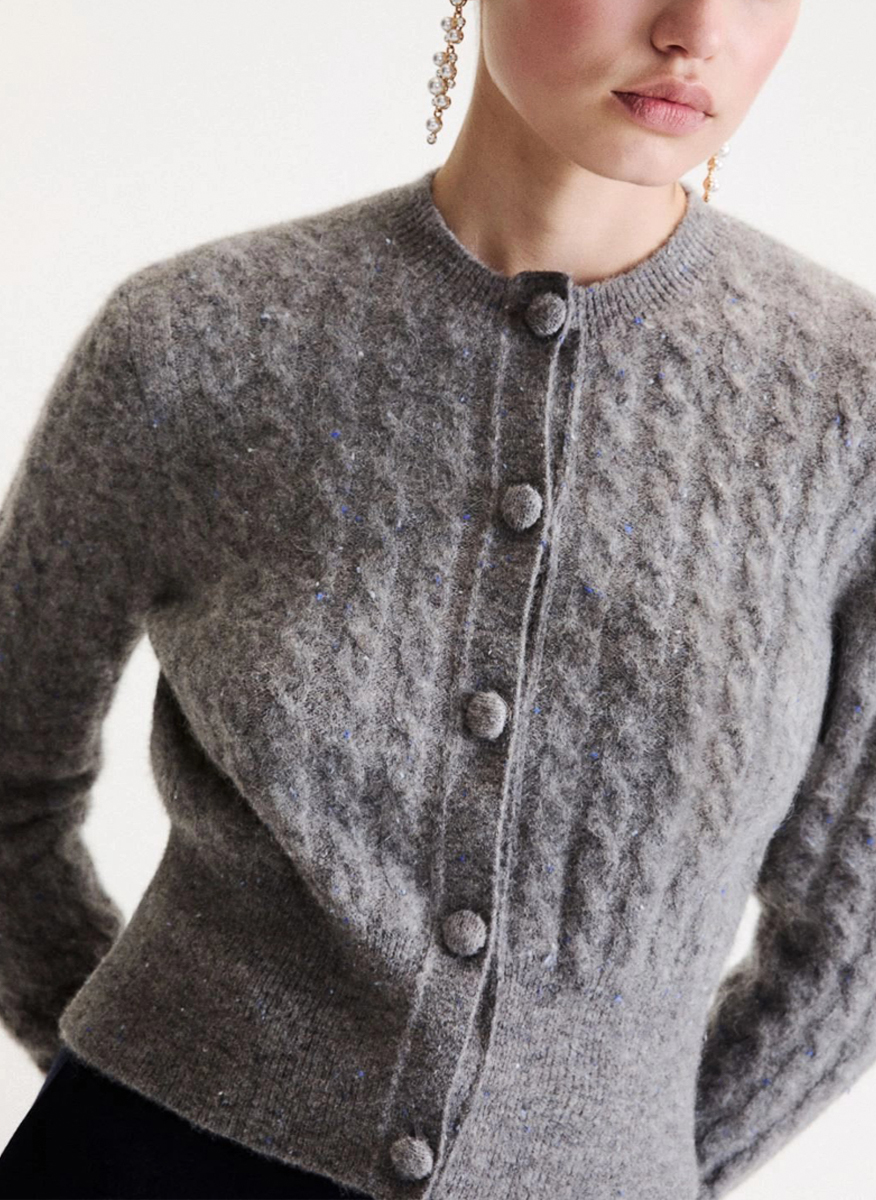 Жилетка с алпака 'Cable knit' Marella Mllcerta