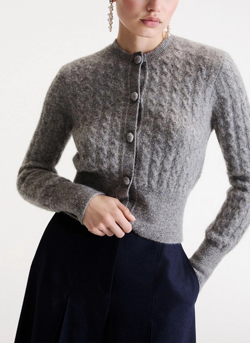 Жилетка с алпака 'Cable knit' Marella Mllcerta