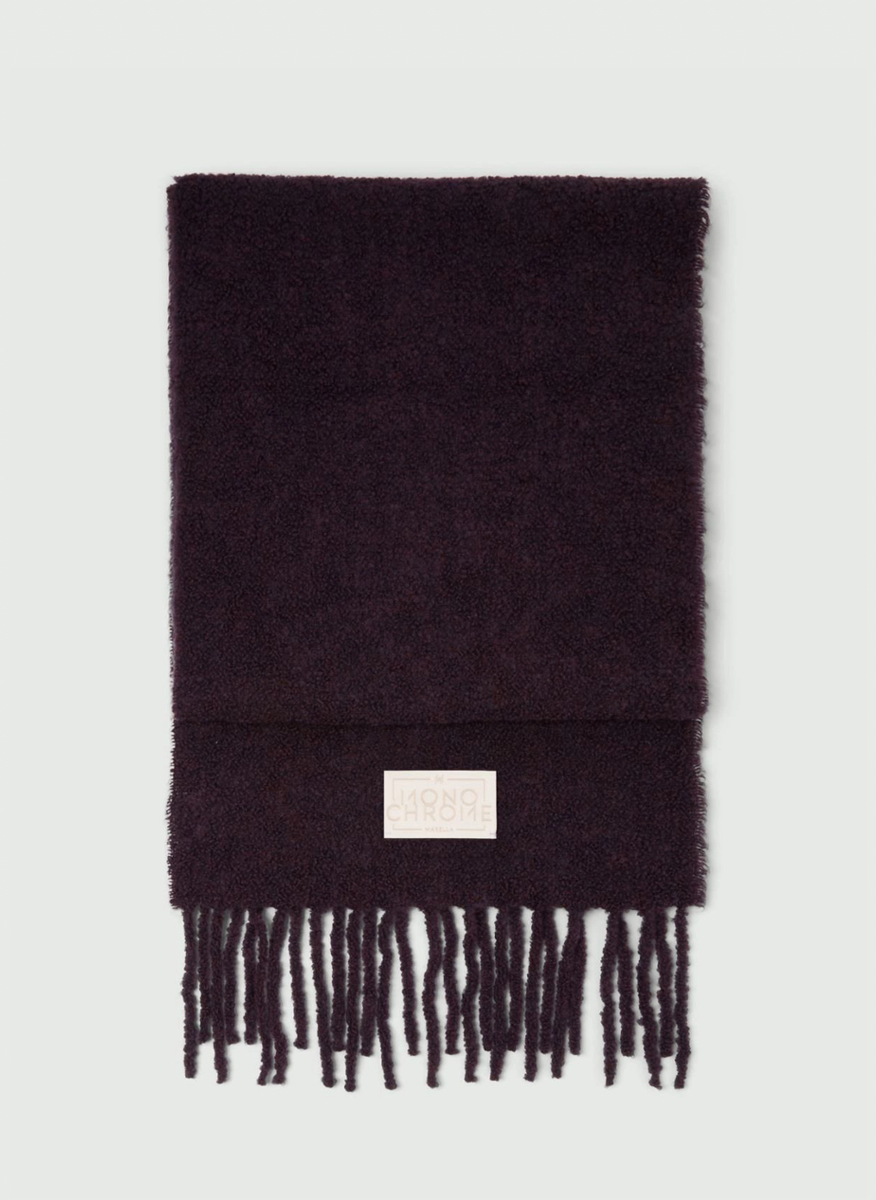 Marella Monochrome Mlllacuna alpaca and wool scarf