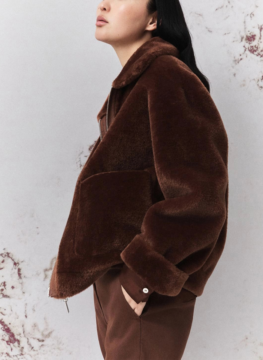 Яке от еко косъм 'Cocoon fit' Marella Mllnuvole
