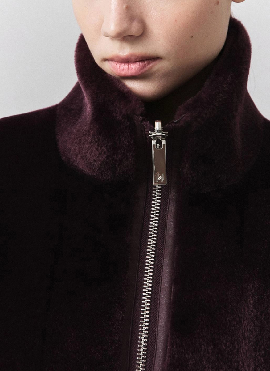 Елек от еко косъм 'Cocoon fit' Marella Monochrome Mllgiurato