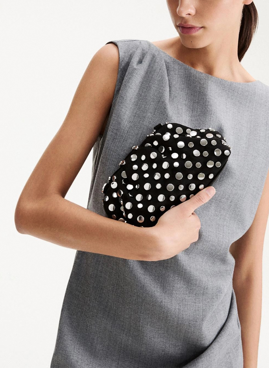 Marella Mllnero pouch with studs