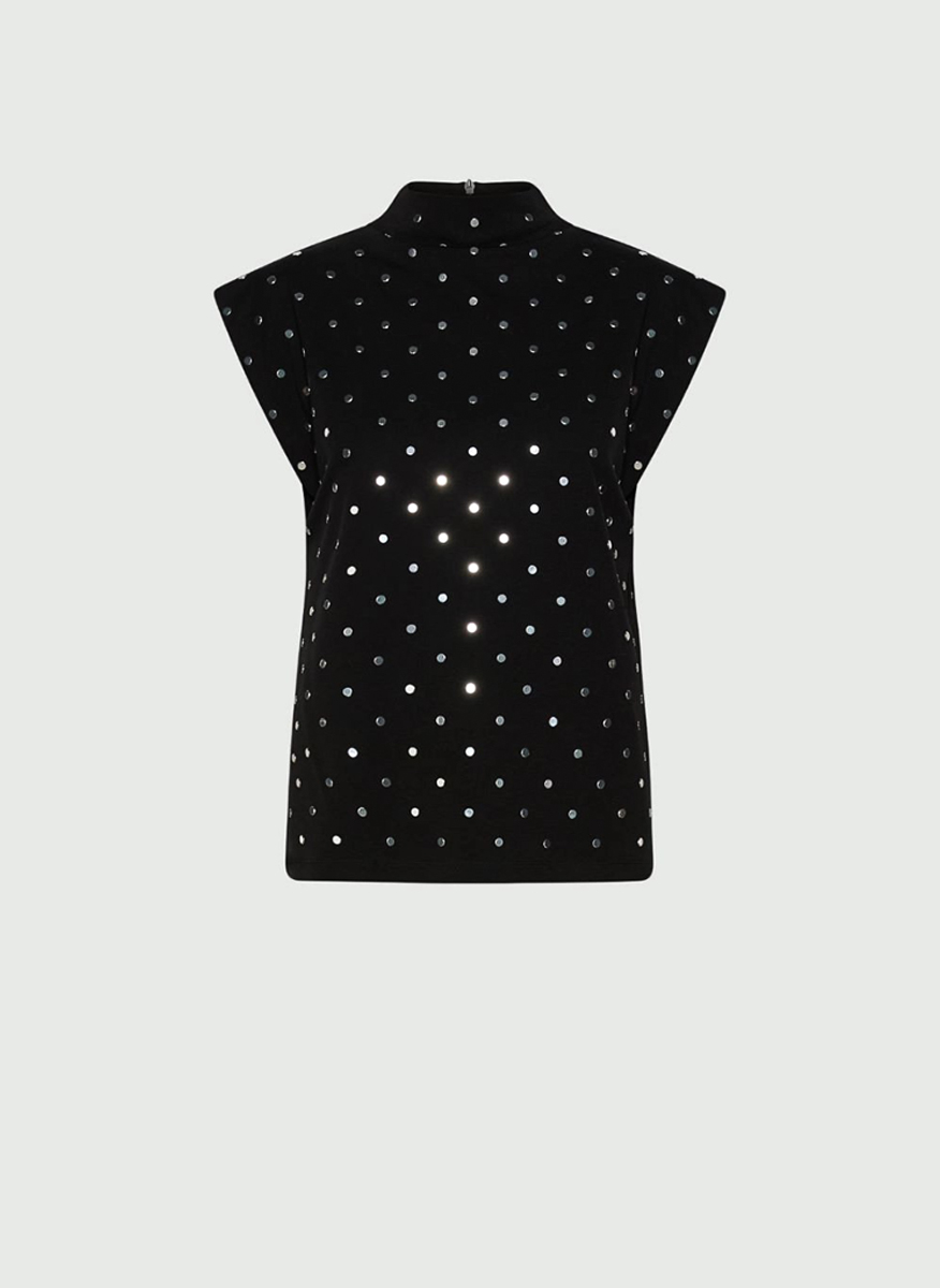 Marella Mllfuxia top with studs