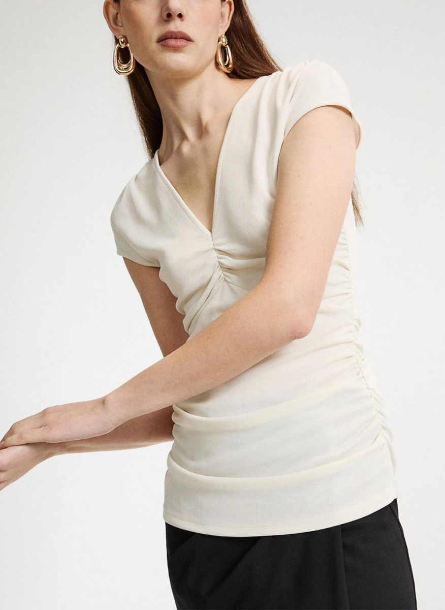 Marella Mllradura slim fit top