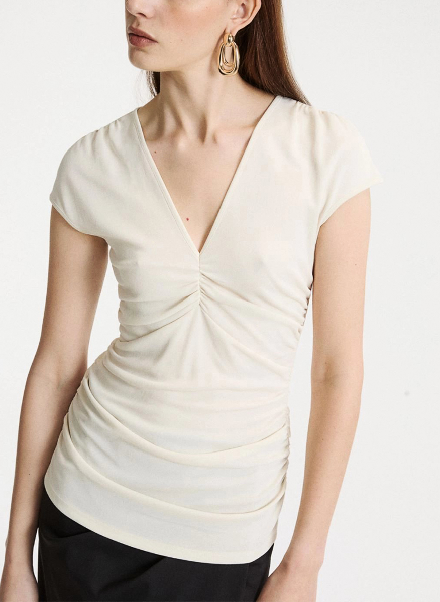 Marella Mllradura slim fit top
