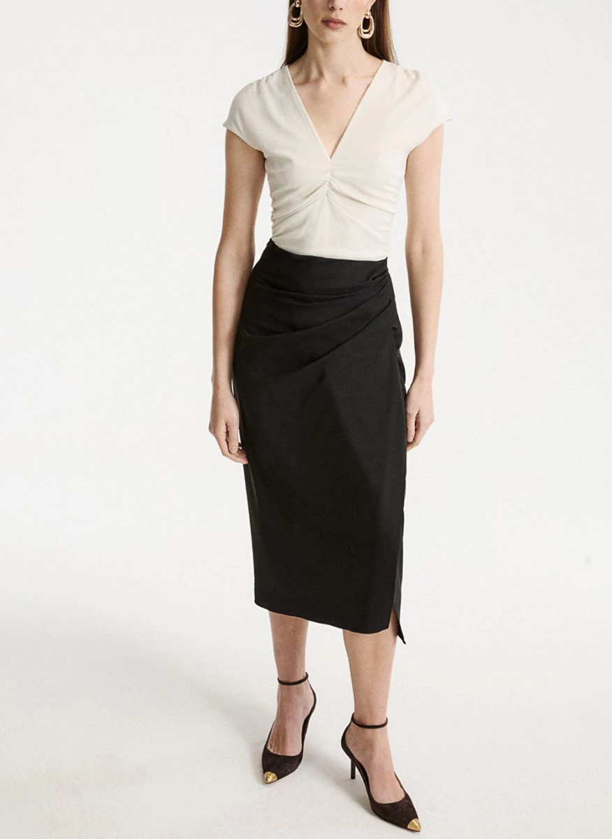 Marella Mllradura slim fit top