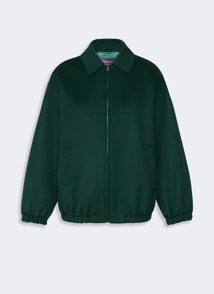 Weekend Max Mara Wksgolf wool bomber jacket