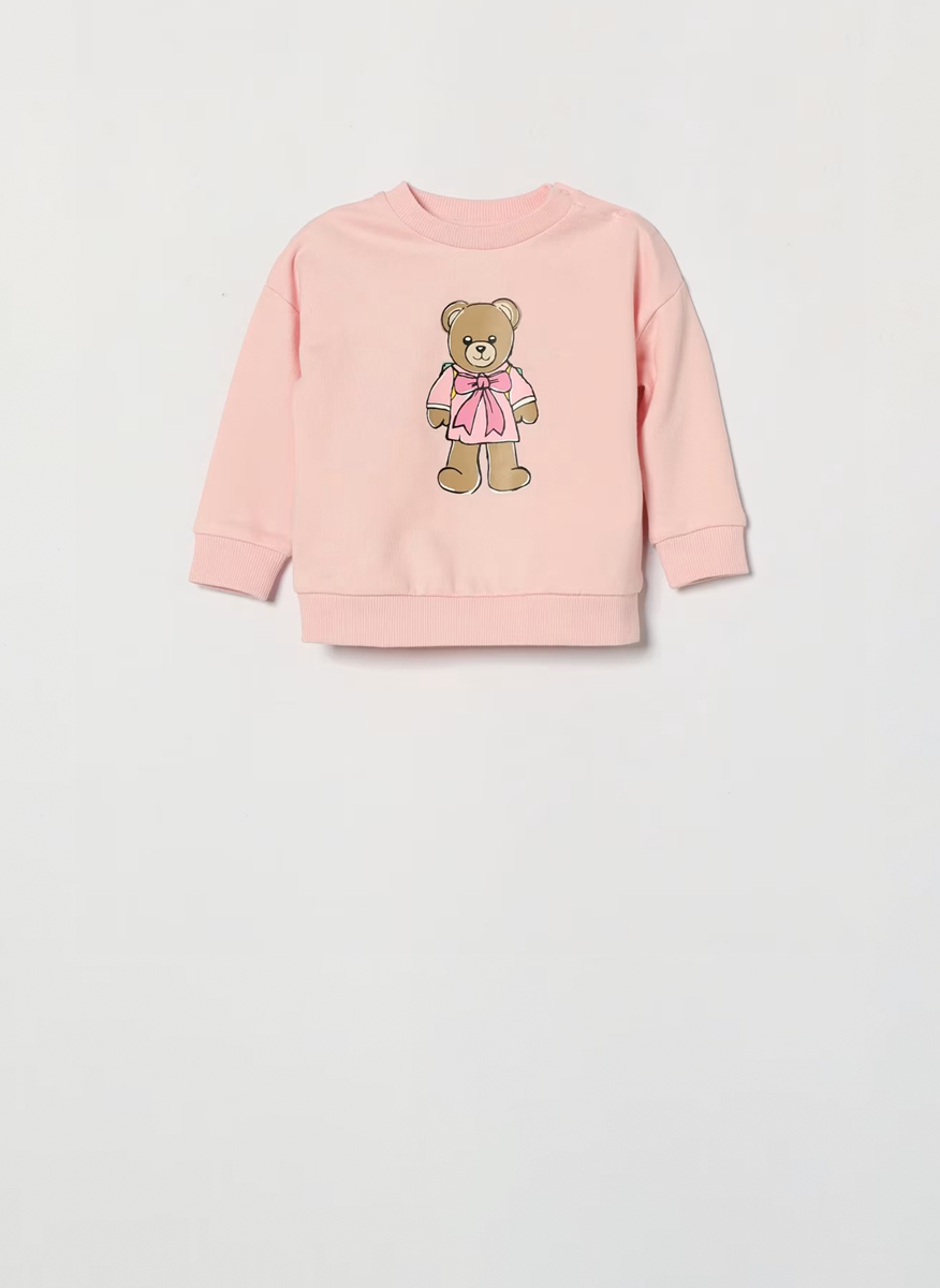 Moschino Kids Sweatshirt with `Teddy` print
