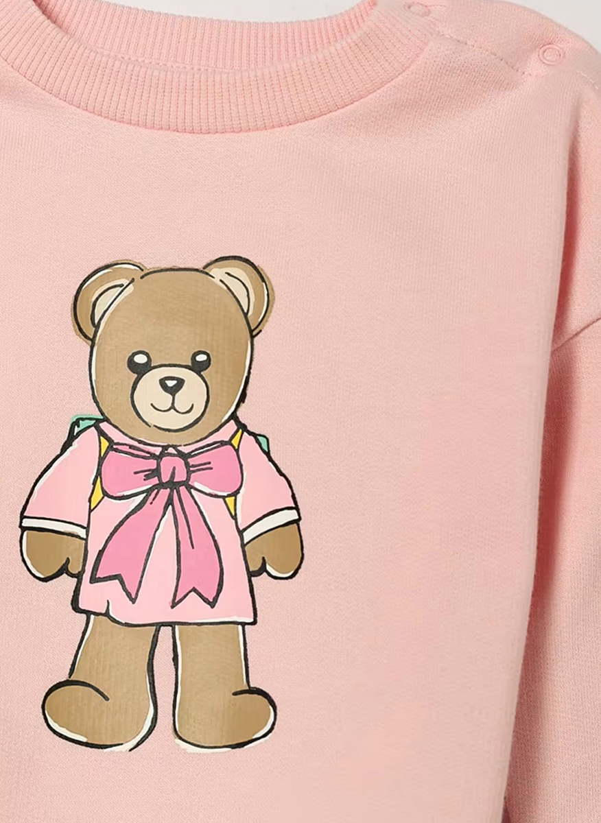 Moschino Kids Sweatshirt with `Teddy` print
