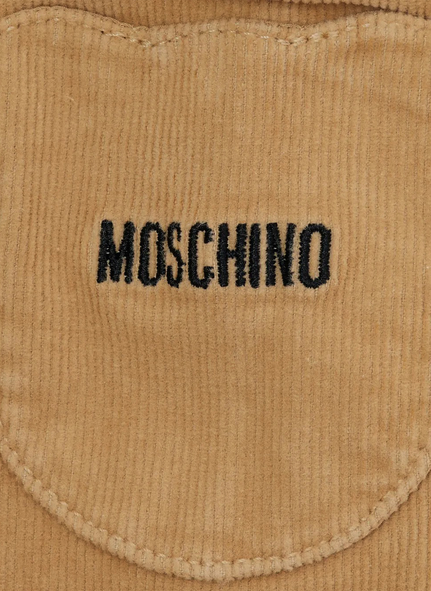 Сет с рокля от кадифе Moschino Kids
