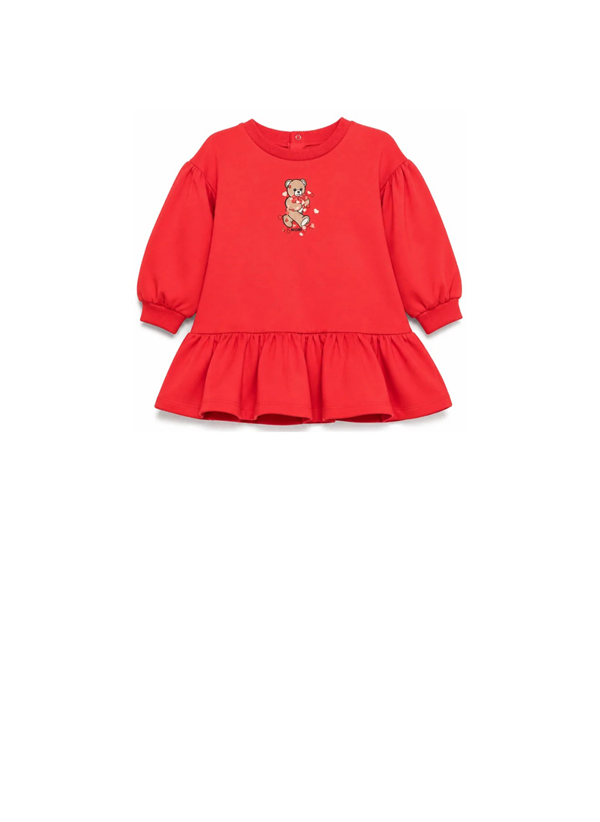 Moschino Kids Teddy Bear-print dress