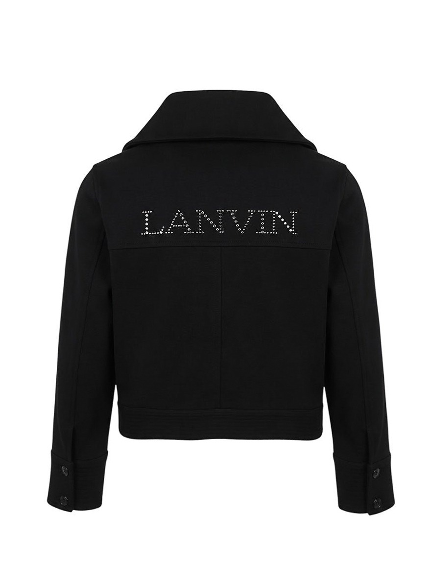 Яке с декоративни кристали Lanvin Kids