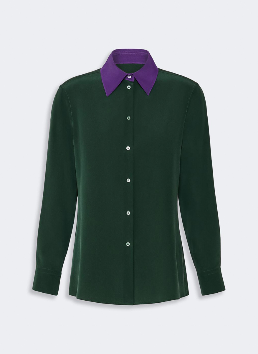 Копринена риза Weekend Max Mara Wkseccelso