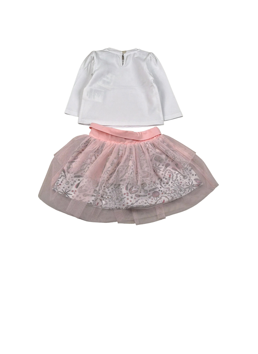 Moschino Kids top and skirt set