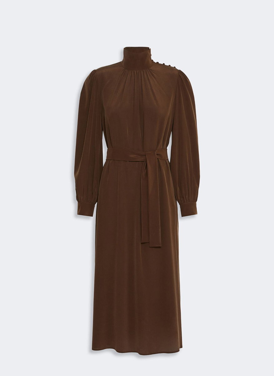 Weekend Max Mara Wksblocco long silk dress