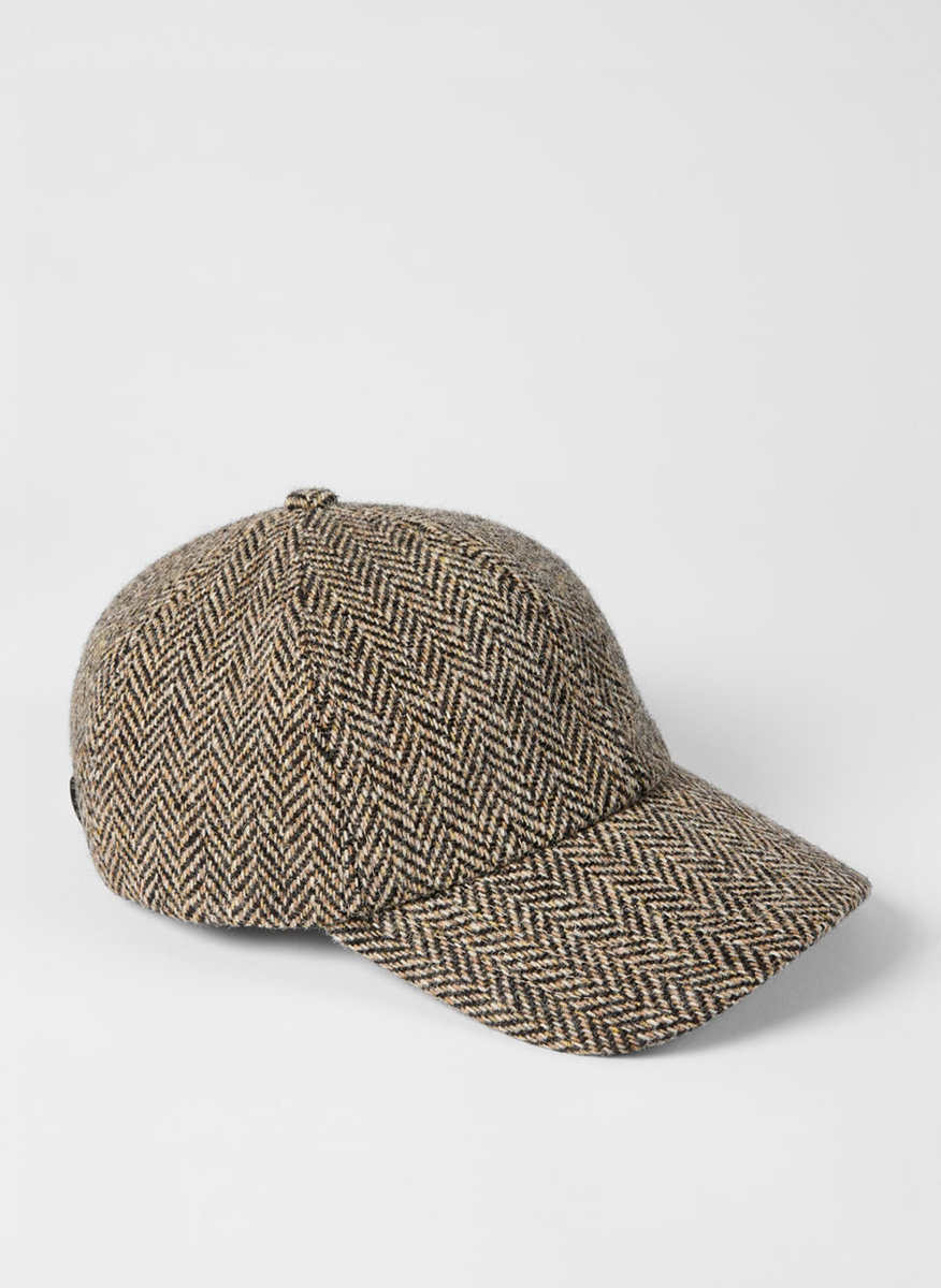 Шапка с козирка от туид Paul Smith