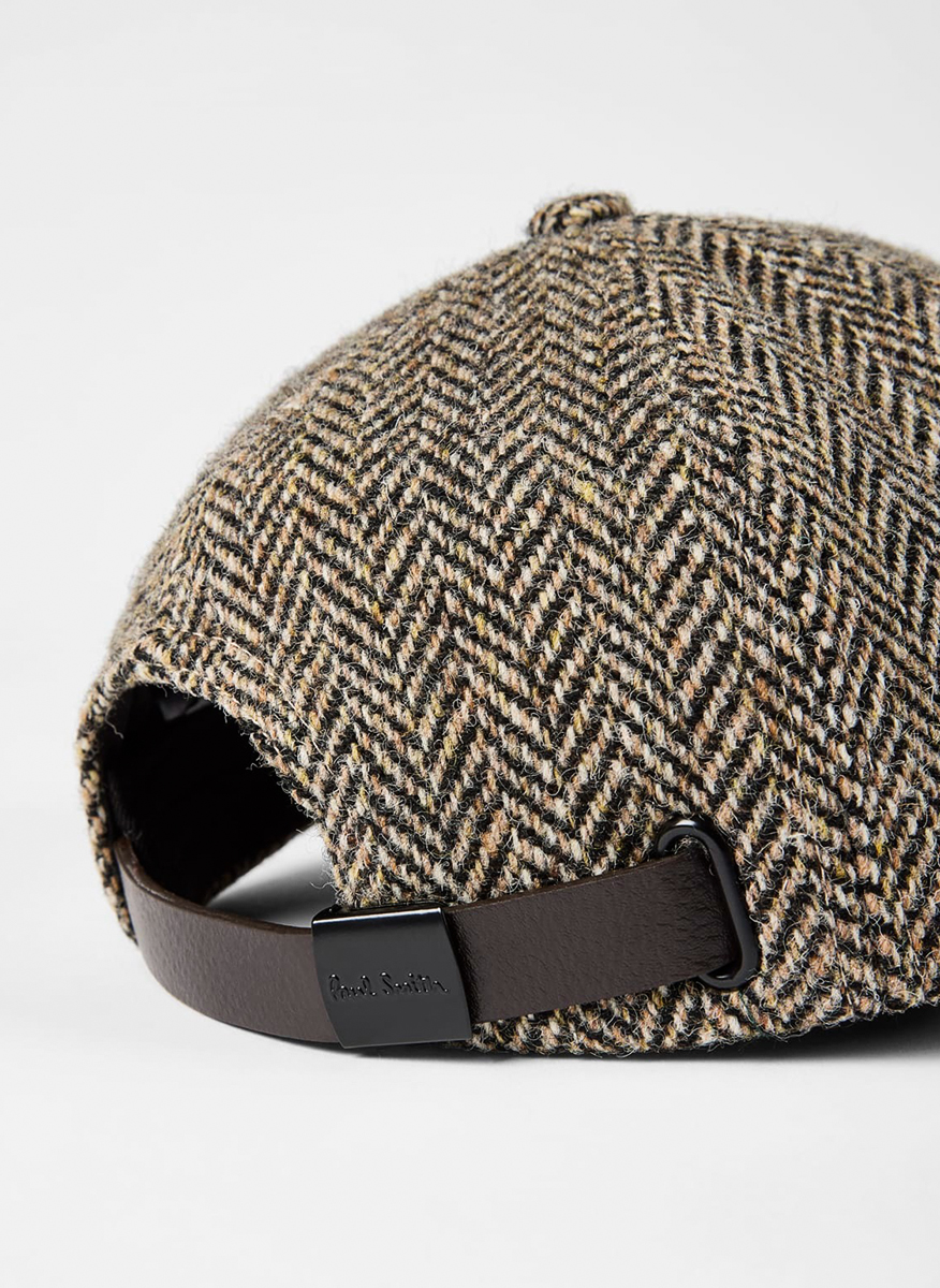 Шапка с козирка от туид Paul Smith