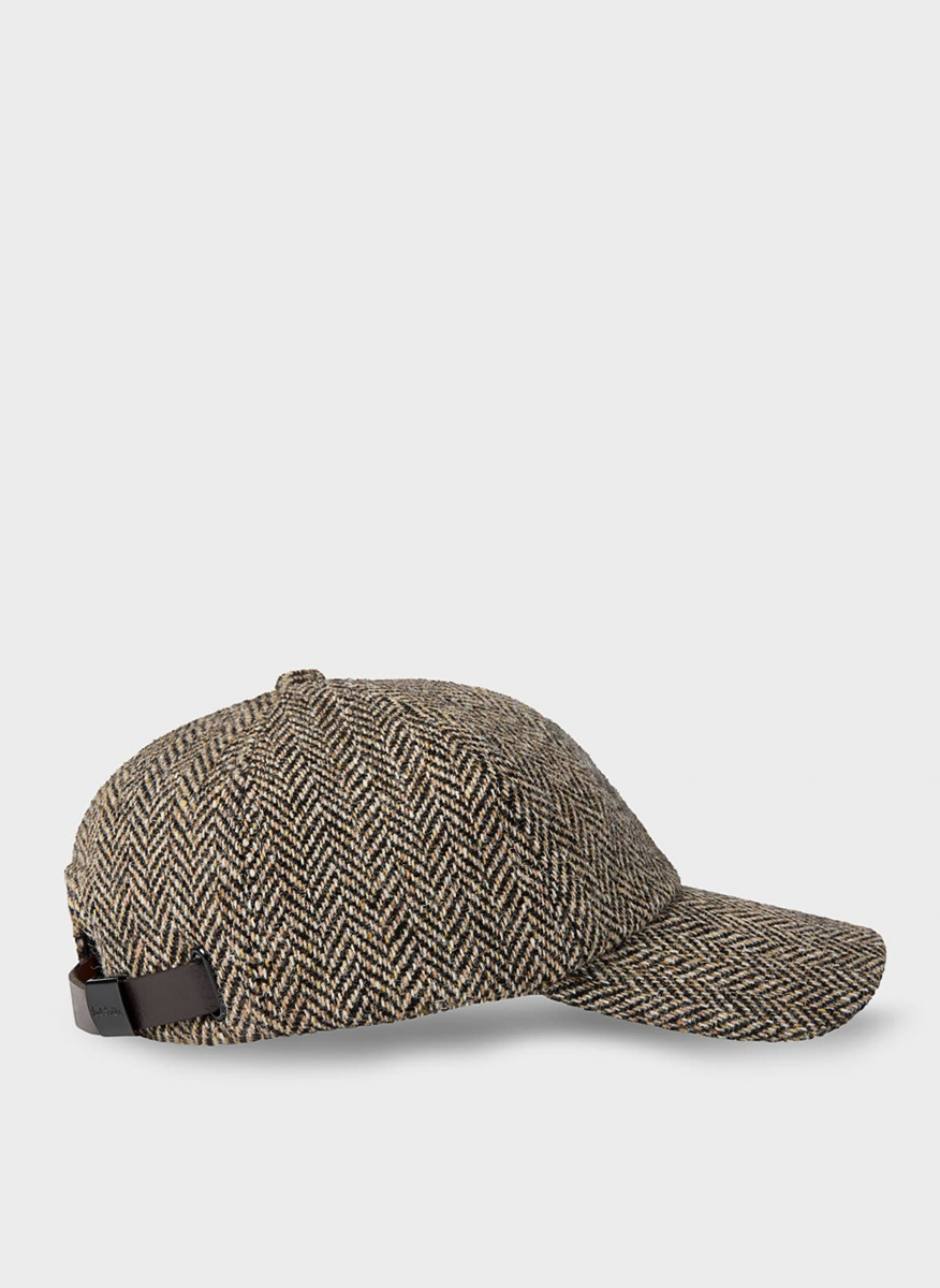 Шапка с козирка от туид Paul Smith