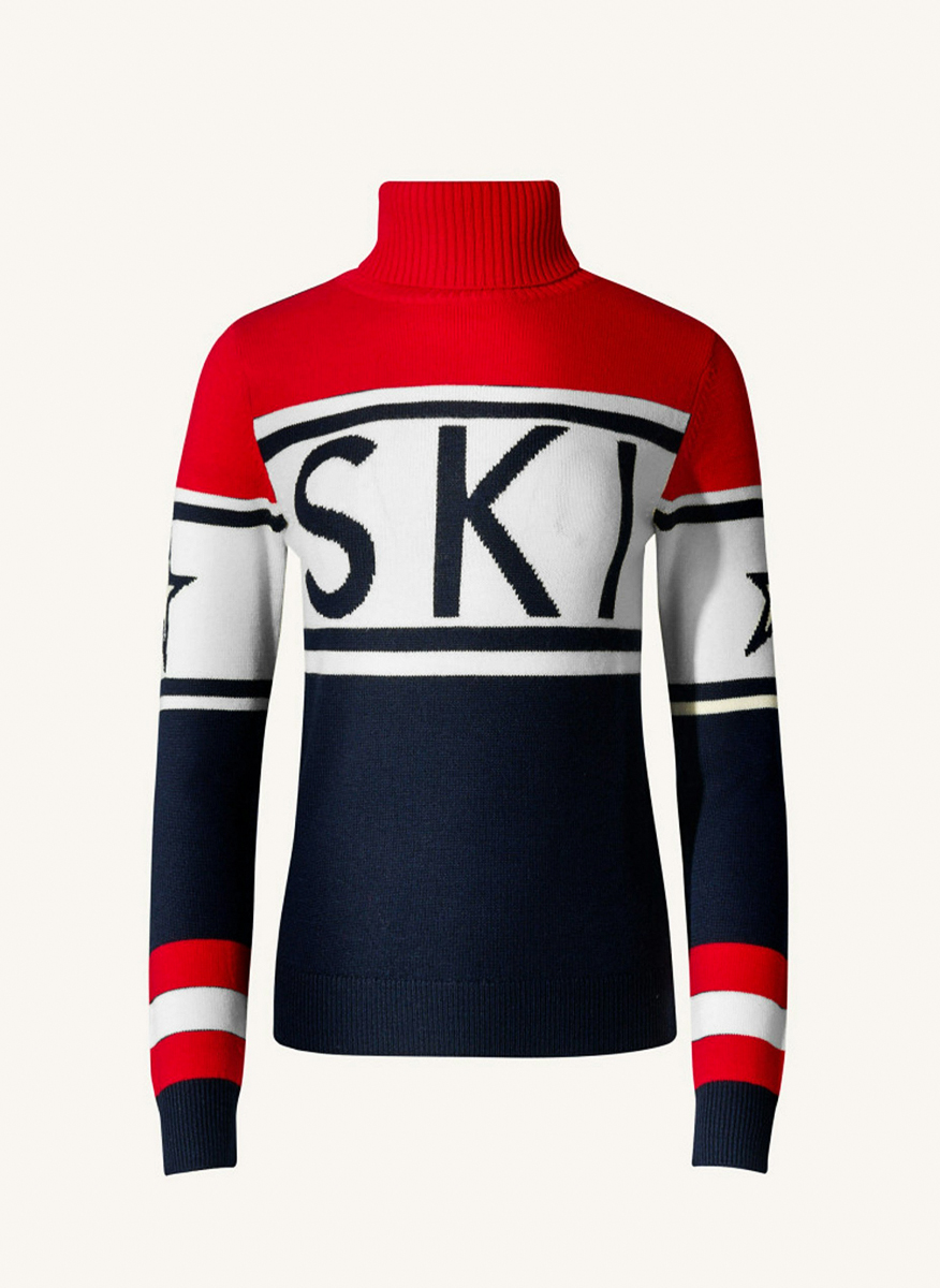Perfect Moment 'Schild' print wool sweater
