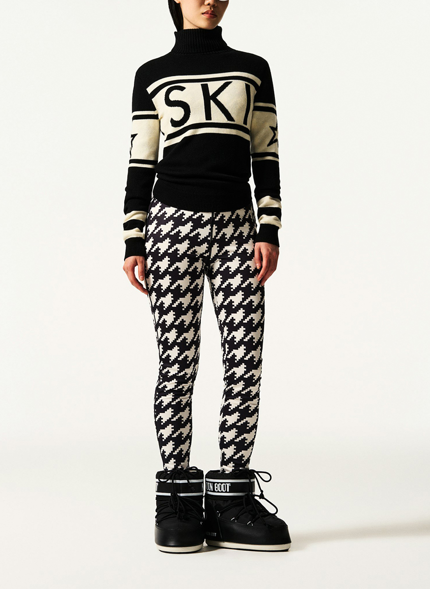 Perfect Moment 'Schild' print wool sweater