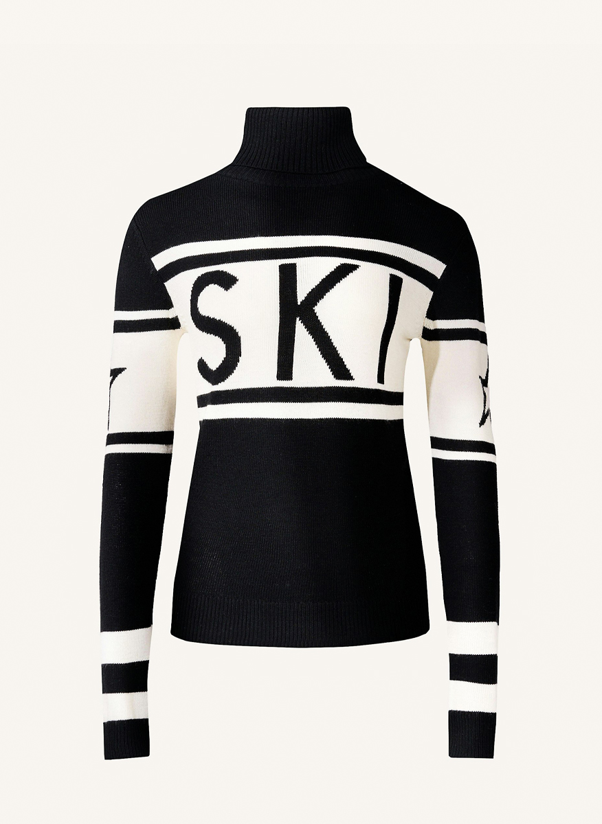 Perfect Moment 'Schild' print wool sweater