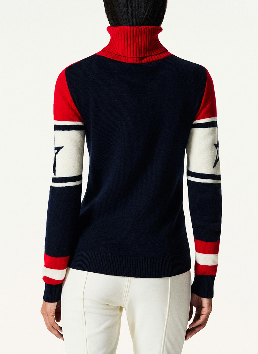 Perfect Moment 'Schild' print wool sweater