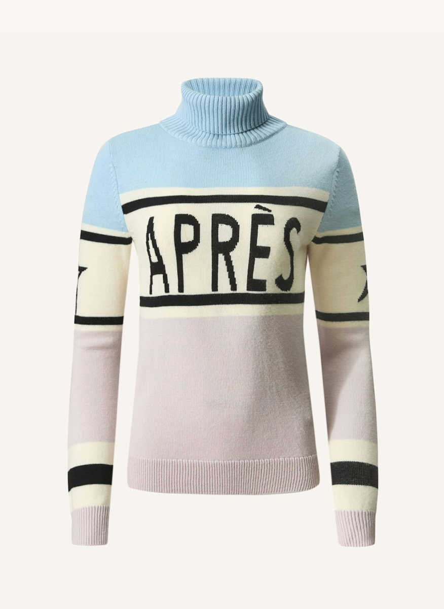 Perfect Moment 'Après Schild' print wool sweater