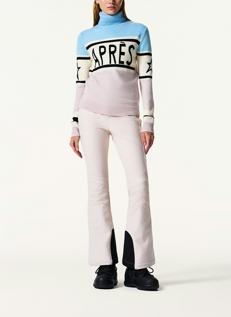 Perfect Moment 'Après Schild' print wool sweater
