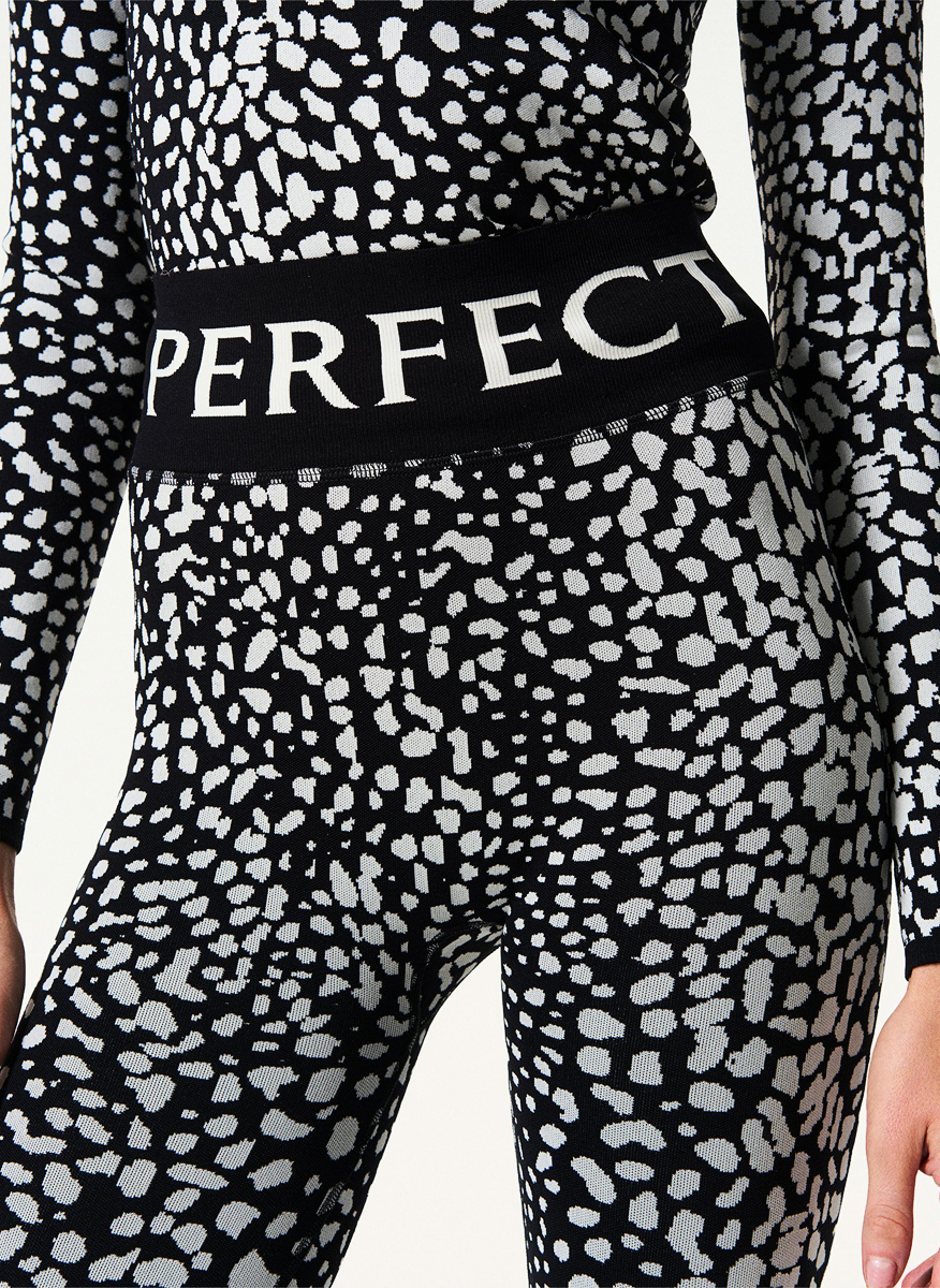 Perfect Moment jacquard leggings
