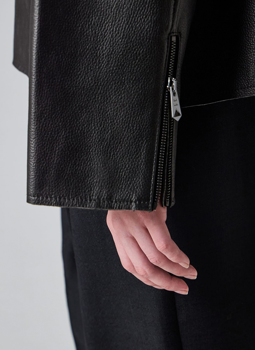 Кожено яке 'Oversized fit' Paul Smith
