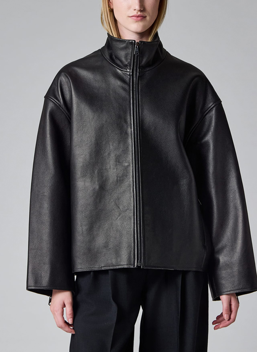 Кожено яке 'Oversized fit' Paul Smith