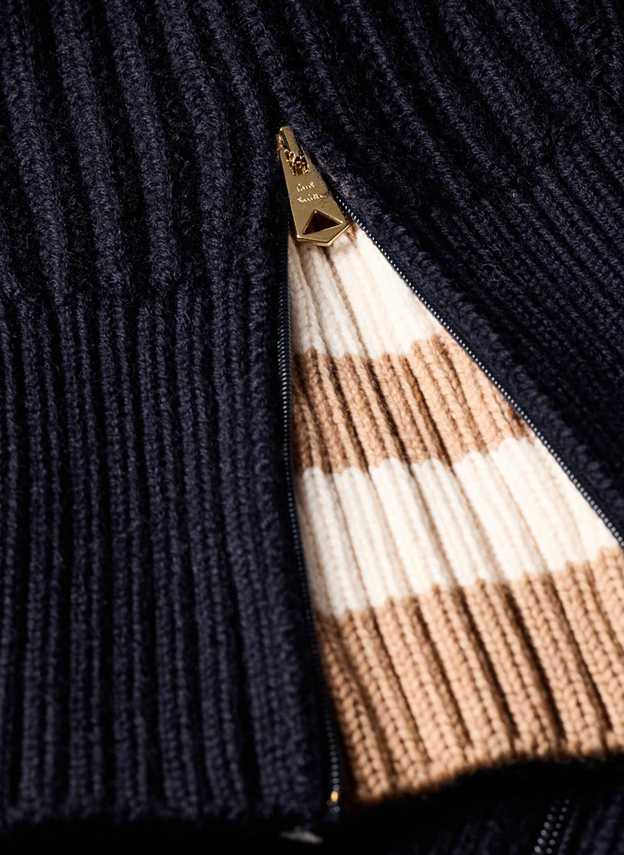 Жилетка от вълна с раиран мотив Paul Smith
