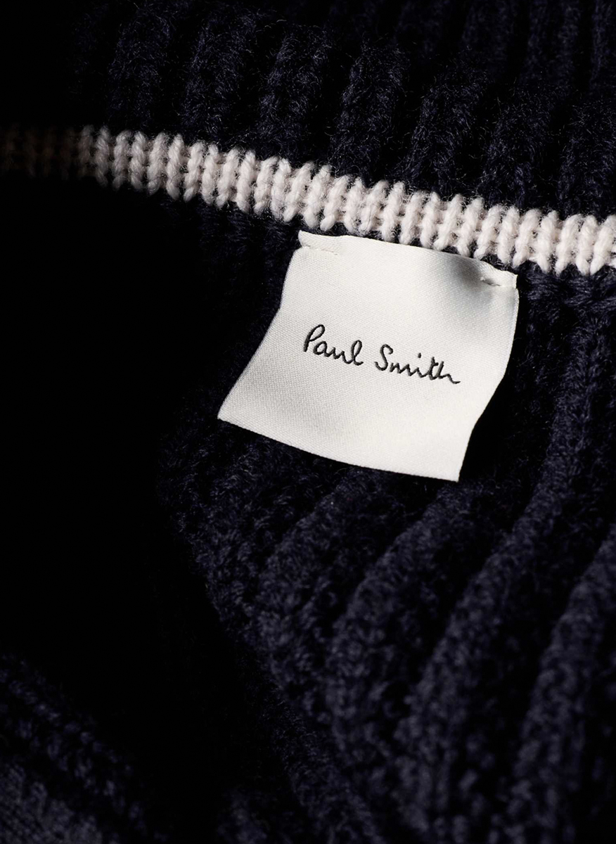 Жилетка от вълна с раиран мотив Paul Smith