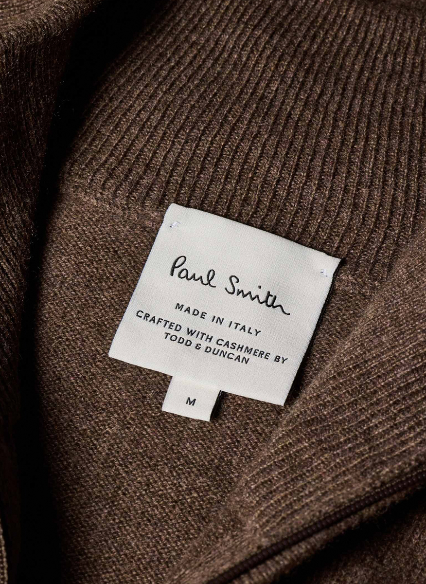Жилетка от кашмир със 'Signature Stripe' детайл Paul Smith