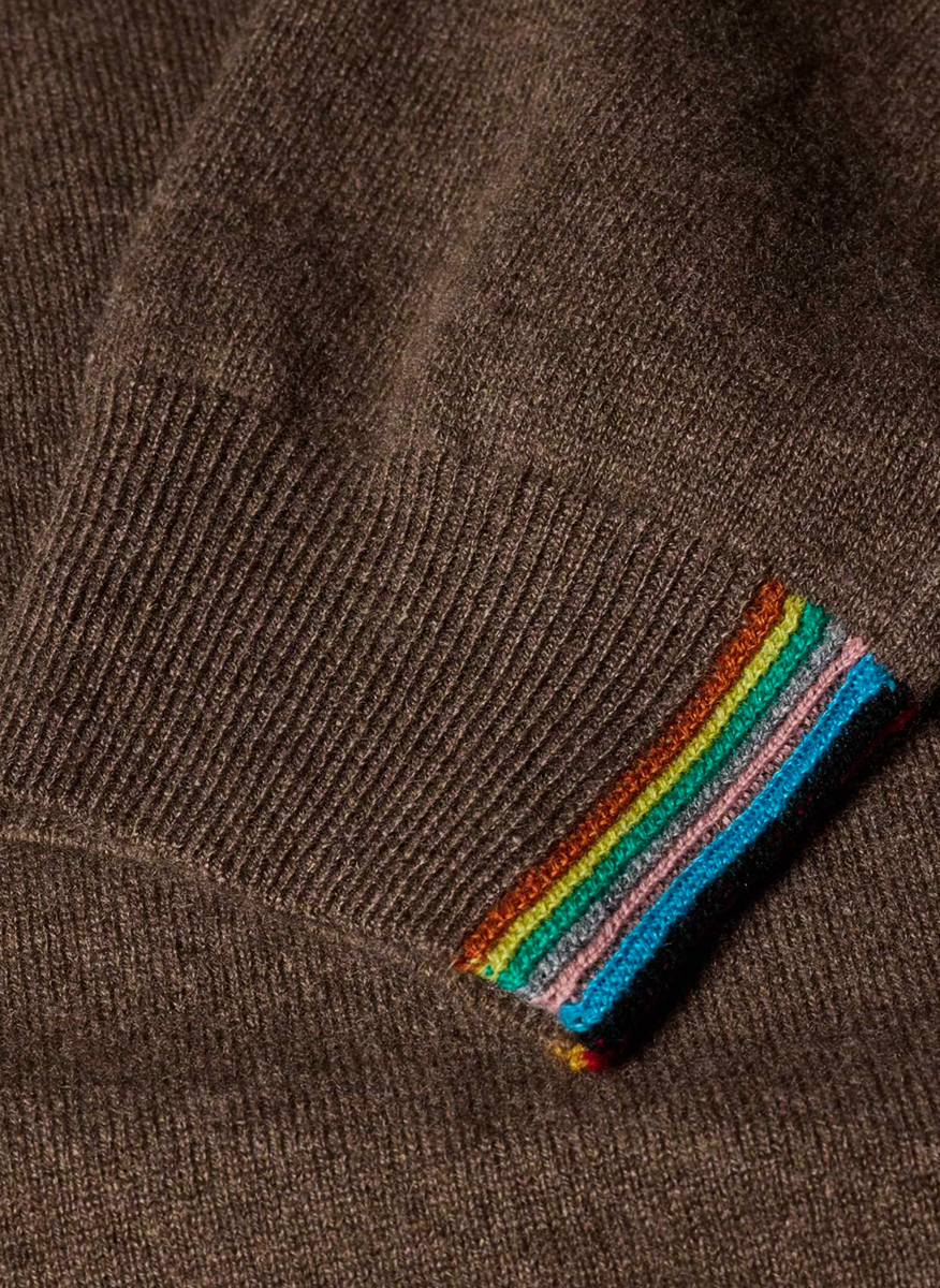 Жилетка от кашмир със 'Signature Stripe' детайл Paul Smith
