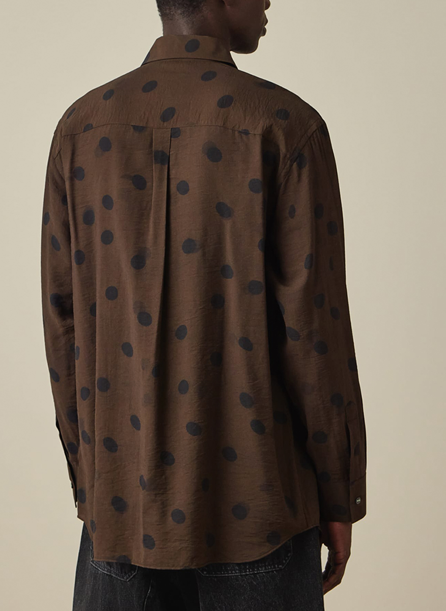 Риза с принт 'Shadow Polka' Paul Smith