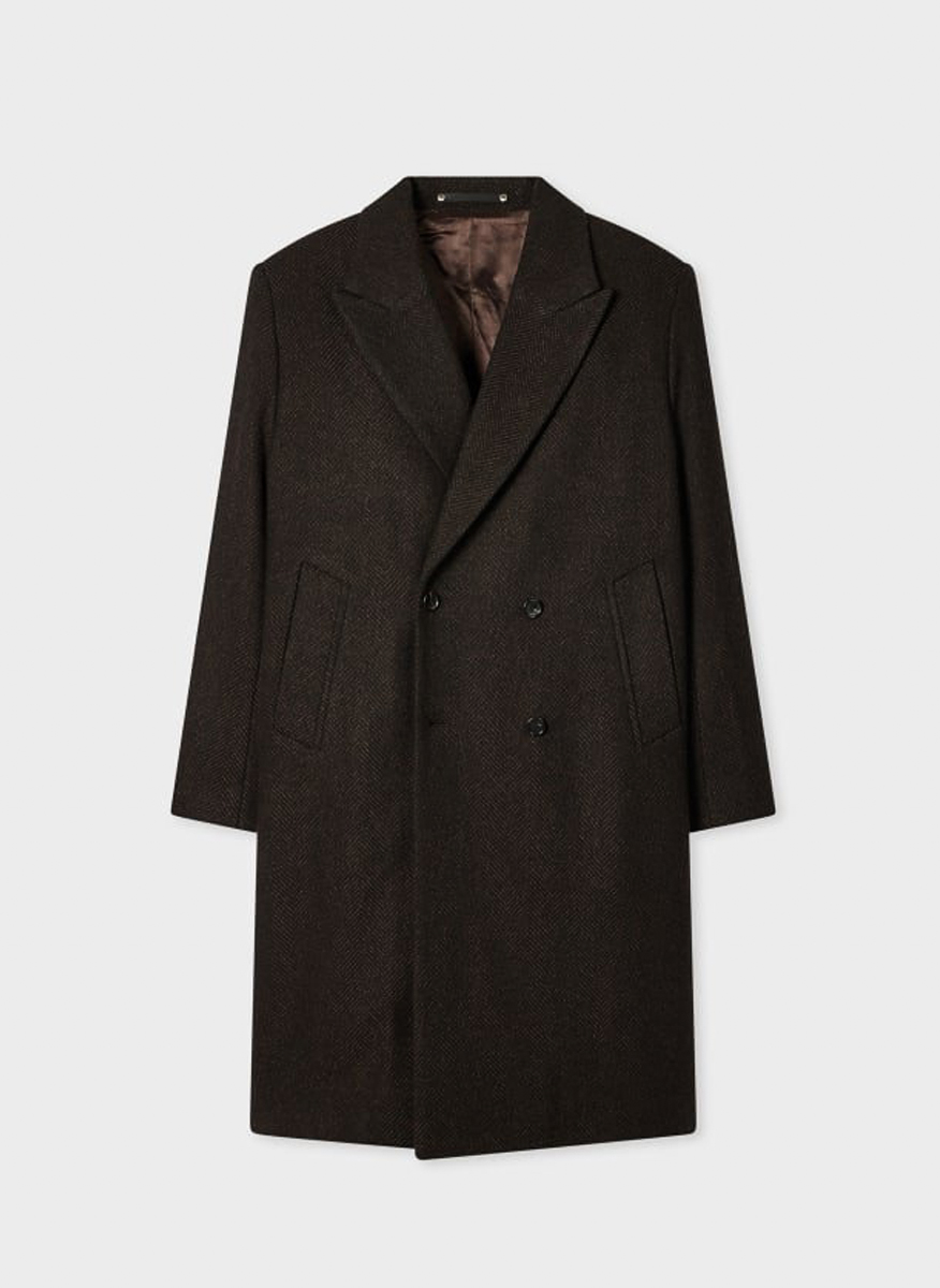  PS Paul Smith herringbone coat