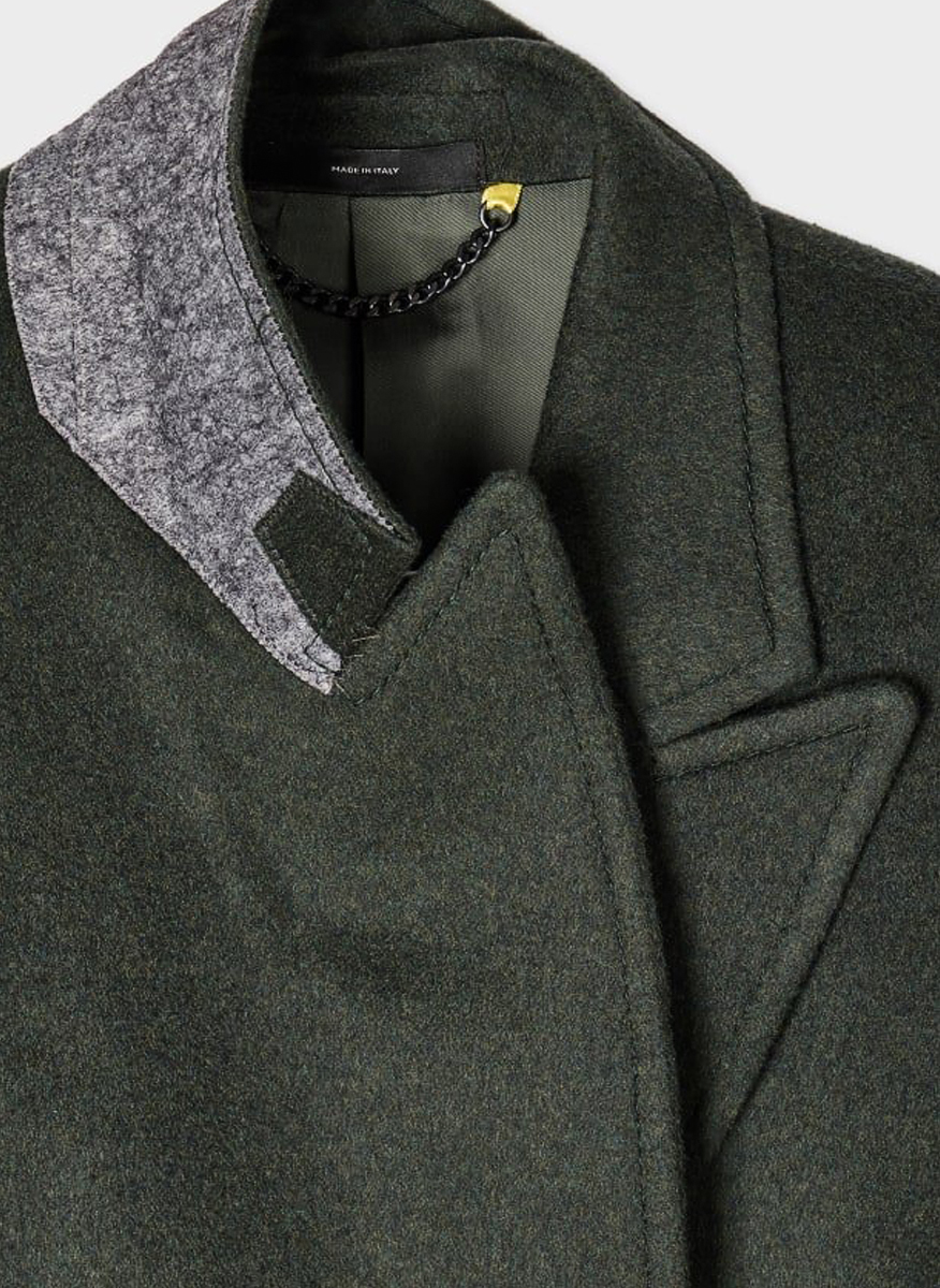Двуредно палто с кашмир Paul Smith