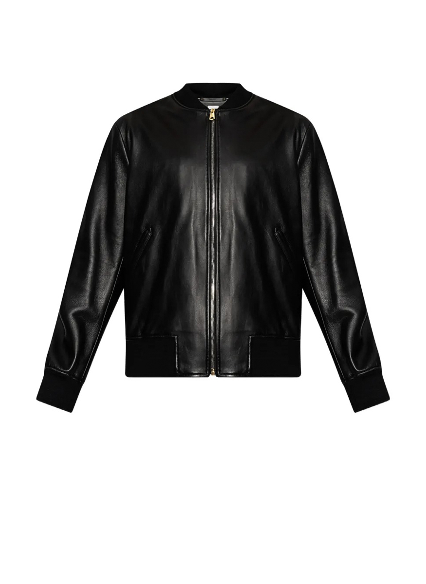 Paul Smith leather bomber jacket