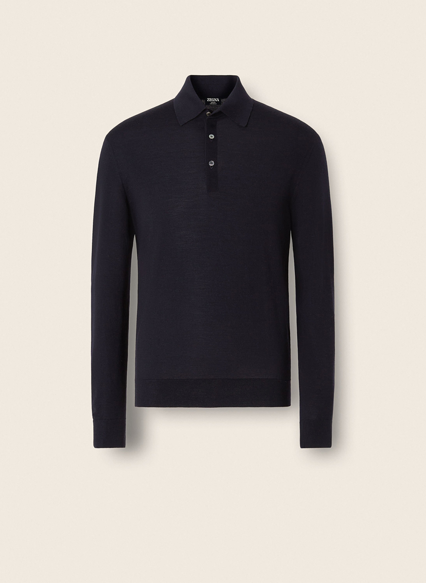 Полошърт от фино плетиво Zegna