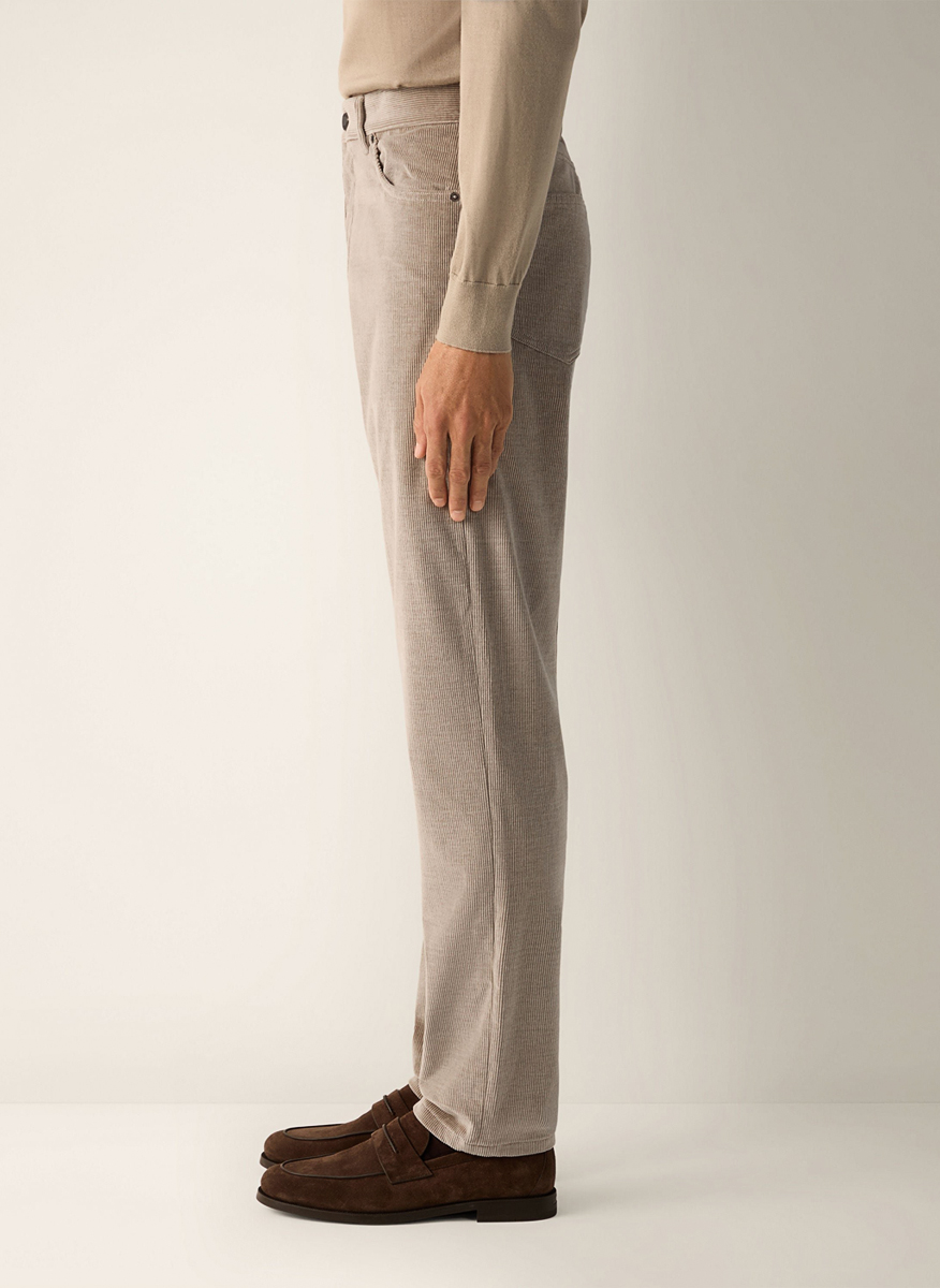 Панталон от рипсено кадифе Zegna